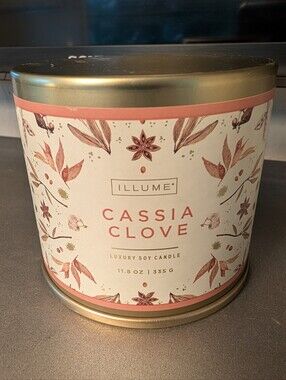 Illume Cassia Clove Luxury Soy Candle in Tin (11.8oz)